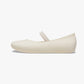 Crocs Brooklyn Flat T - נעלי בובה שטוחות קרוקס ברוקלין לבנות בצבע סטוקו