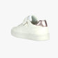 Geox J Djrock Girl J354ME - נעלי סניקרס ג'אוקוס לבנות בצבע לבן/ורוד כהה מידות קטנות