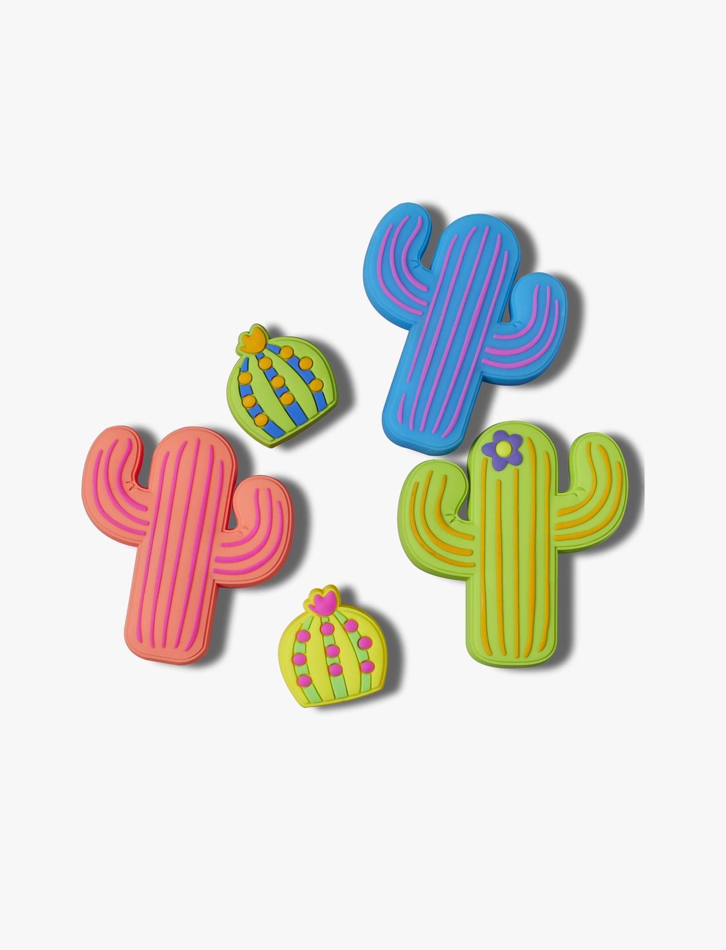 Crocs Jibbitz Lights Up Cacti 5 Pack - מארז ג'יביטים קרוקס עם אורות
