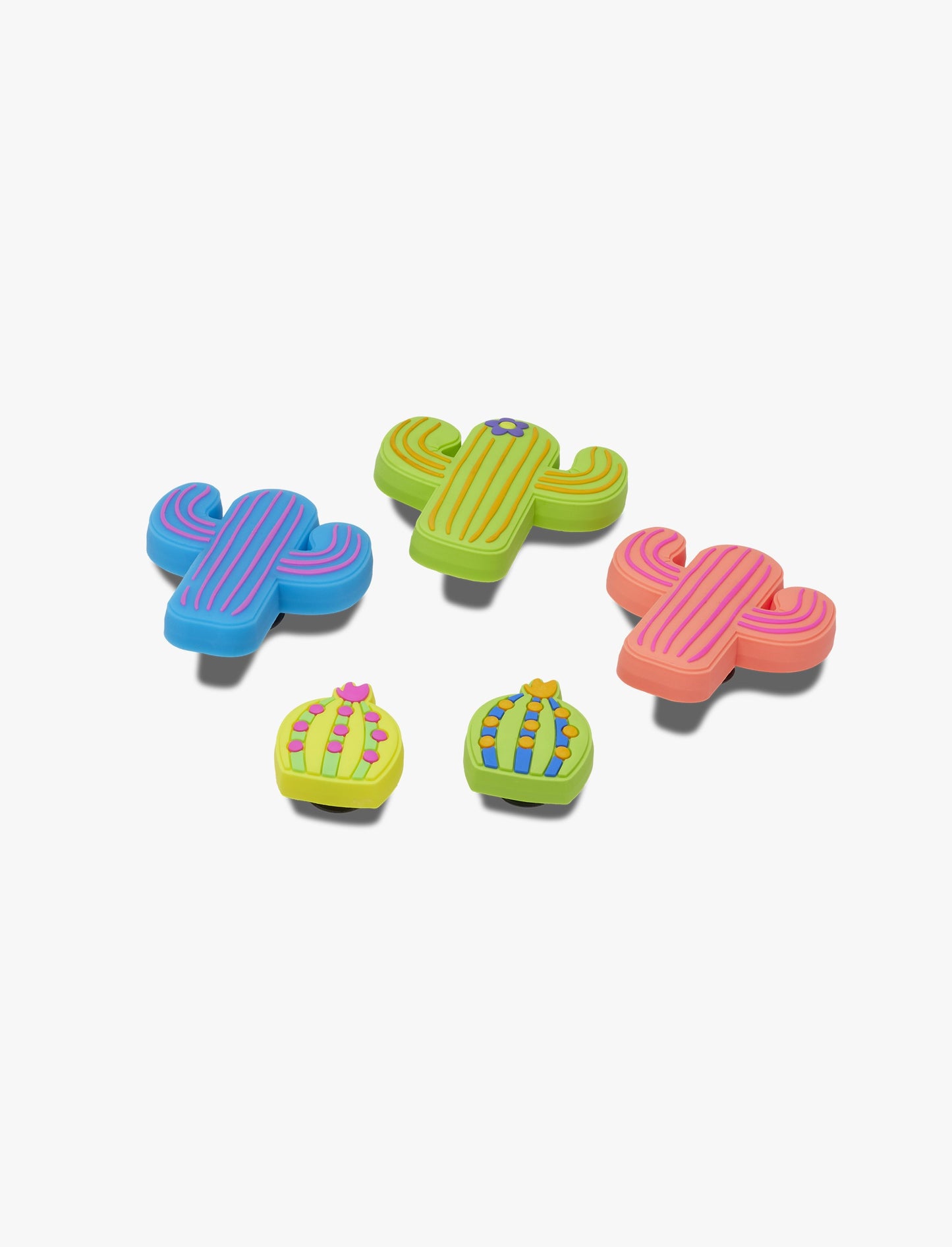 Crocs Jibbitz Lights Up Cacti 5 Pack - מארז ג'יביטים קרוקס עם אורות