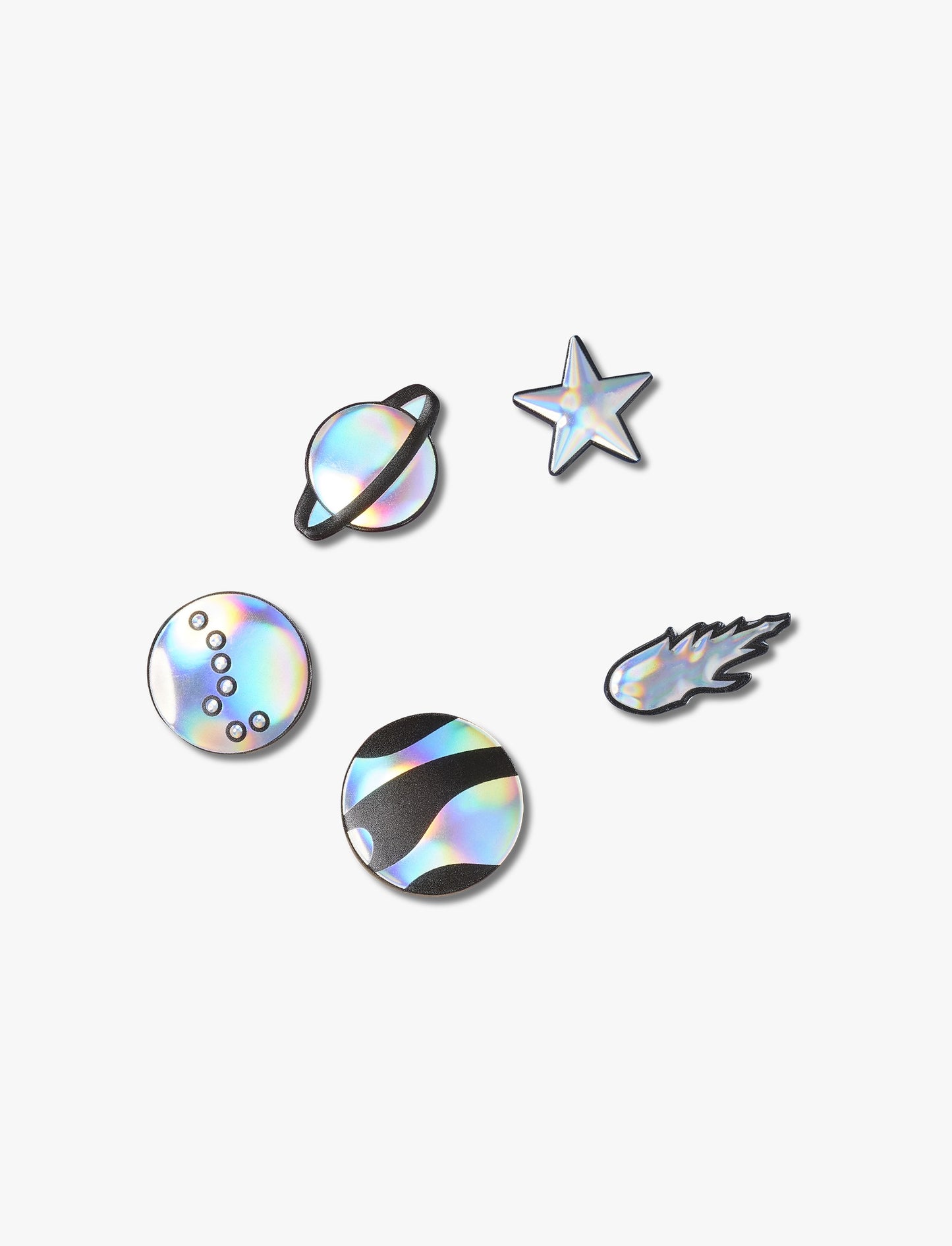 Crocs Jibbitz Irdscnt Out Of This World 5 pack - מארז ג'יביטים קרוקס