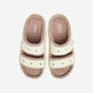Crocs Classic Cozzzy Sandal  - כפכפי קרוקס פרווה לנשים