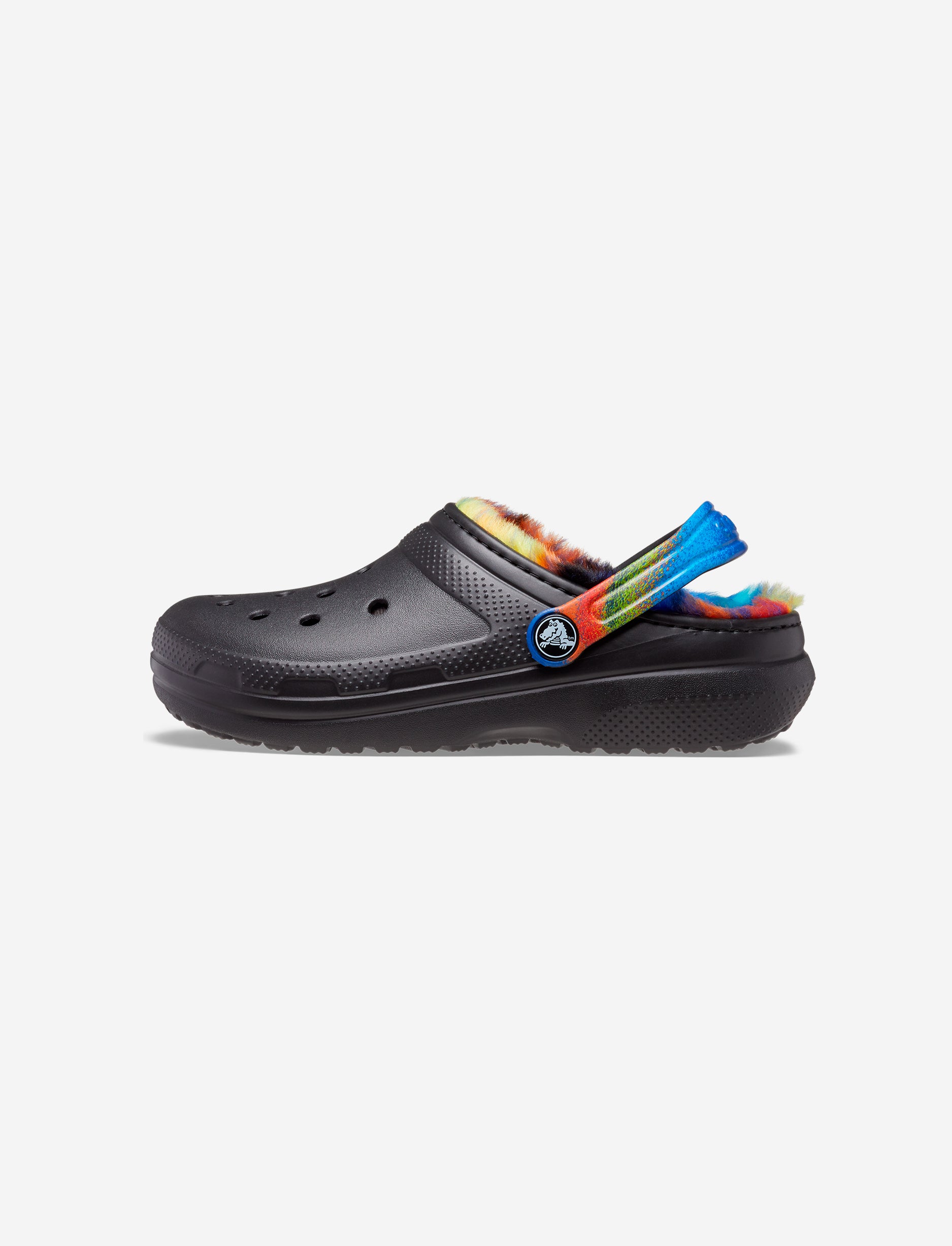 Crocs Classic Lined Spray Dye Clog K - כפכפי קרוקס עם פרווה צבעונית לילדים