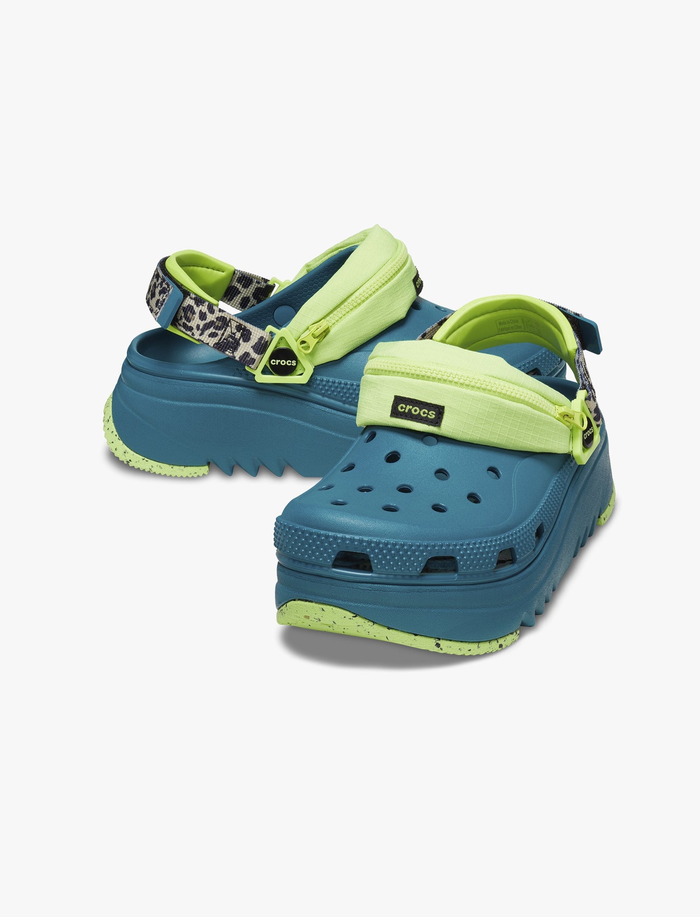 Crocs Hiker Xscape Animal Print Clog - כפכפי פלטפורמה גבוהות קרוקס לנשים