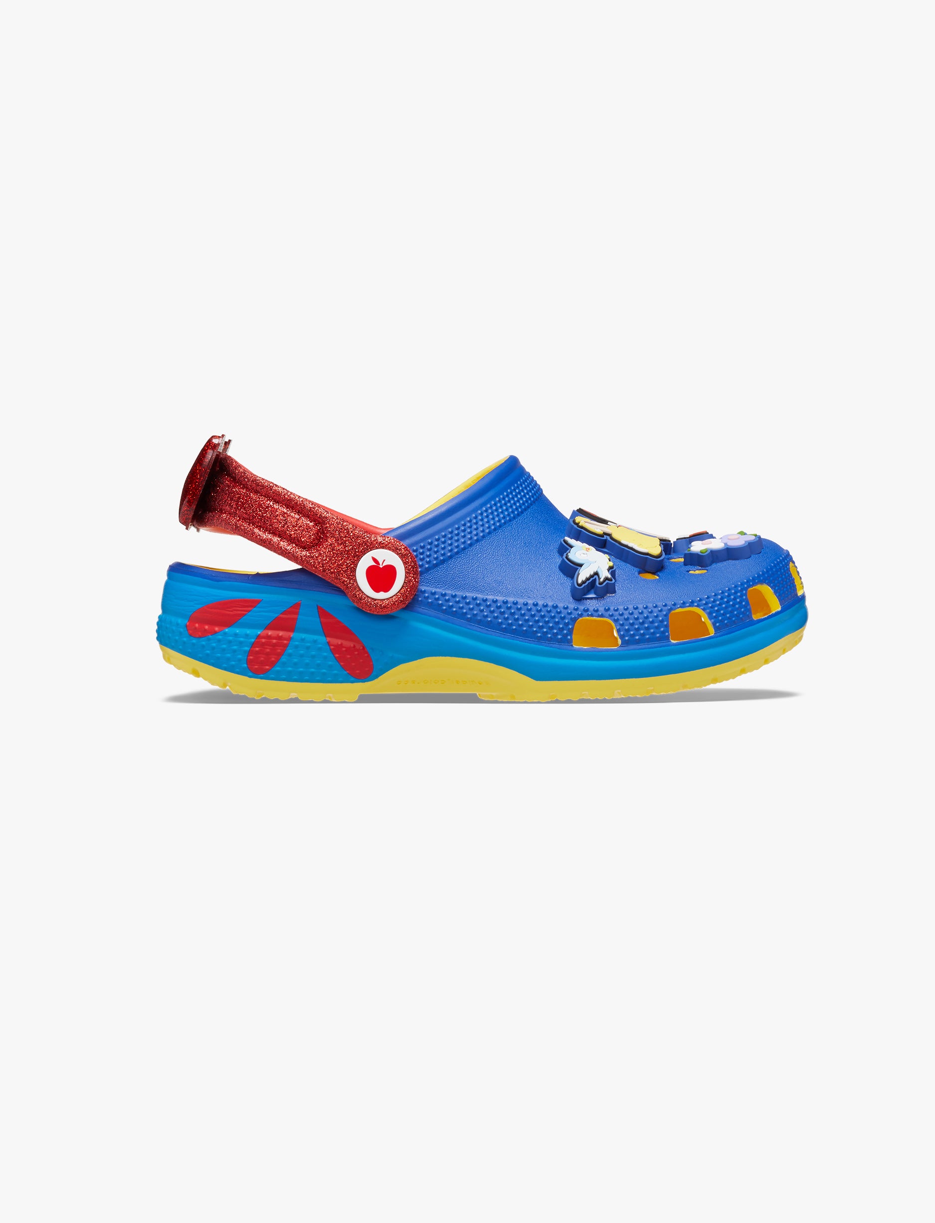 Crocs Snow White Classic Clog K - כפכפי קרוקס שילגיה לילדים בצבע כחול/אדום