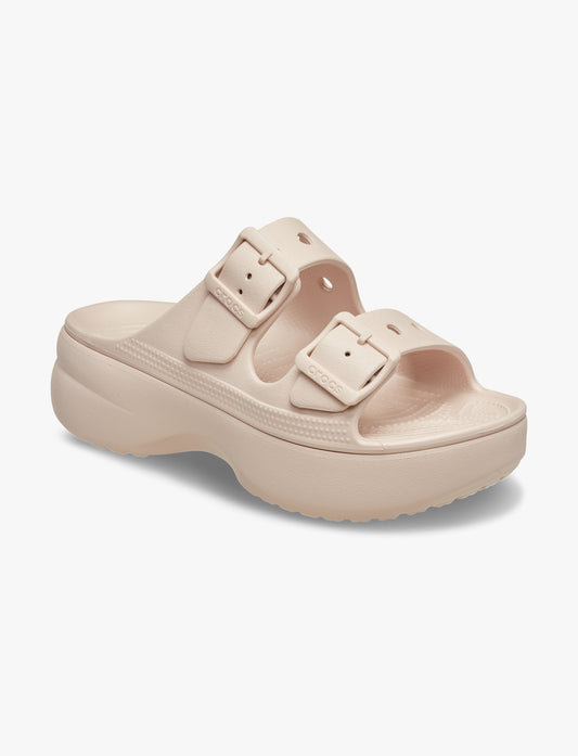 Crocs Saturday Platform Sandal - סנדלי פלטפורמה קרוקס לנשים בצבע קוורץ