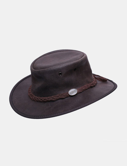 Barmah 1062 BR - כובע בוקרים רחב שוליים ברמה מעור סוויד
