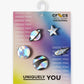 Crocs Jibbitz Irdscnt Out Of This World 5 pack - מארז ג'יביטים קרוקס
